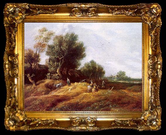 framed  Peeters, Gilles Landscape with Dunes, ta009-2